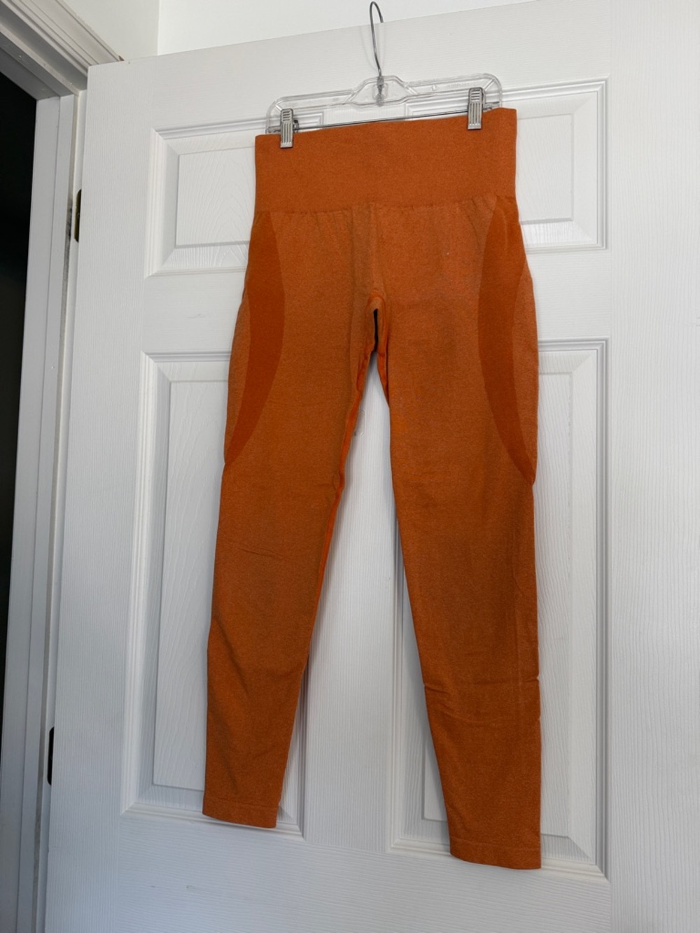 Burnt Orange Contour Seamless Leggings